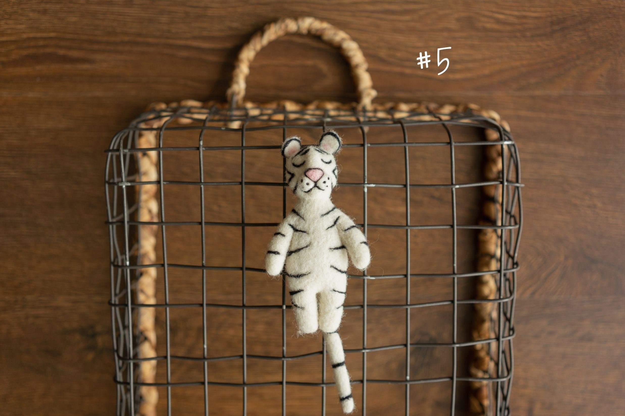 Tiger Newborn Felted Animal Toy for Photography, Newborn Felted Tiger Toy, Newborn Tiger Toy, Newborn Stuffed Animal, Chinese New Year Tiger