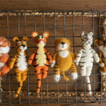 Tiger Newborn Felted Animal Toy for Photography, Newborn Felted Tiger Toy, Newborn Tiger Toy, Newborn Stuffed Animal, Chinese New Year Tiger