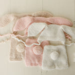 Angora Wool Knitted Baby Rabbit Hat – Newborn Bunny Outfit Prop