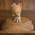 Newborn Deer Hat with Toy, Newborn Christmas Deer Outfit, Newborn Crochet Deer Hat, Newborn Photography Props, Newborn Knitted Outfit Xmas