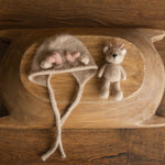 Newborn Deer Hat with Toy, Newborn Christmas Deer Outfit, Newborn Crochet Deer Hat, Newborn Photography Props, Newborn Knitted Outfit Xmas