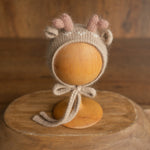 Newborn Deer Hat with Toy, Newborn Christmas Deer Outfit, Newborn Crochet Deer Hat, Newborn Photography Props, Newborn Knitted Outfit Xmas