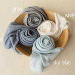 Long Newborn Melange Wrap for Photography, Newborn Stretch Wrap, Newborn photography props, Newborn Posing Fabric, Newborn Jersey Wrap Prop