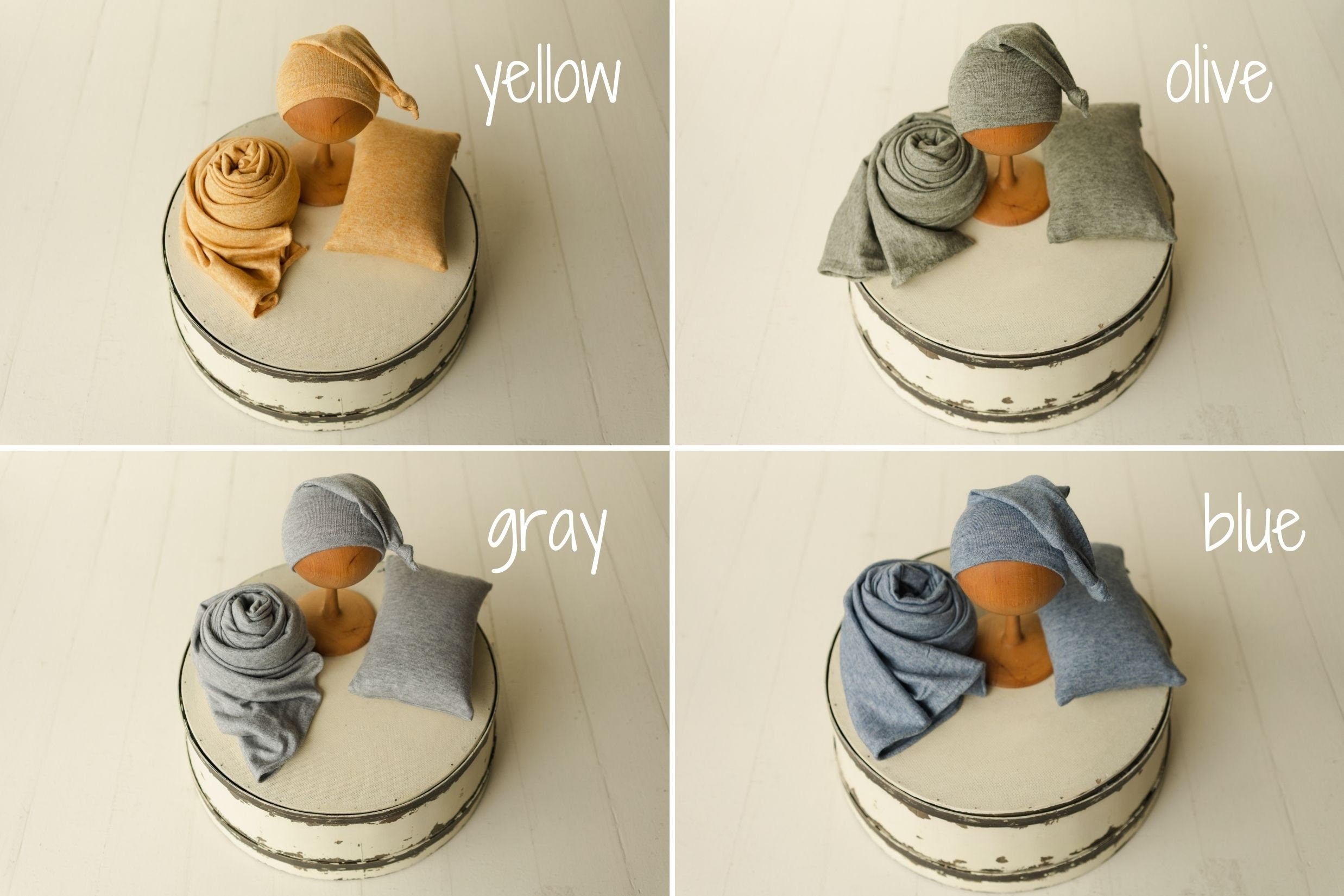 Newborn Fabric Outfit Set, Newborn Photography Wrap ,Newborn Sleep Hat, Newborn Posing Pillow, Newborn Photography props, Newborn Boy Outfit