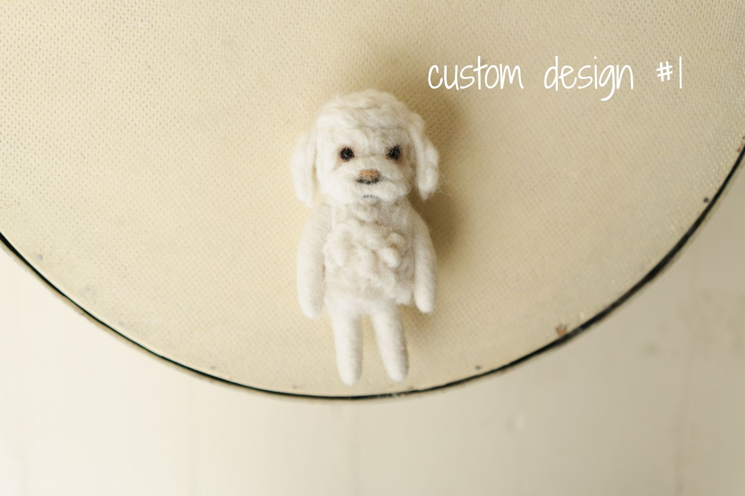 Small Felted Dog Toy for Photography, Custom Pet Figure, Felted Animals Toy,Felt Stuffed Dog, Puppy First Birthday,Newborn photography props