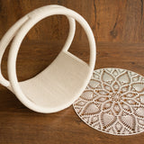 Newborn Dream Catcher Photography Props, Newborn Photography Prop Boho, Newborn Basket Prop, Baby Ring Basket Photo Prop, Macrame Photo Prop