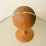 Colorful Newborn Beaded Headband Girl, Newborn Headband for Photography, Newborn Tieback, Newborn Girl Headband, Newborn photography props