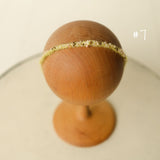 Colorful Newborn Beaded Headband Girl, Newborn Headband for Photography, Newborn Tieback, Newborn Girl Headband, Newborn photography props