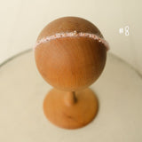 Colorful Newborn Beaded Headband Girl, Newborn Headband for Photography, Newborn Tieback, Newborn Girl Headband, Newborn photography props