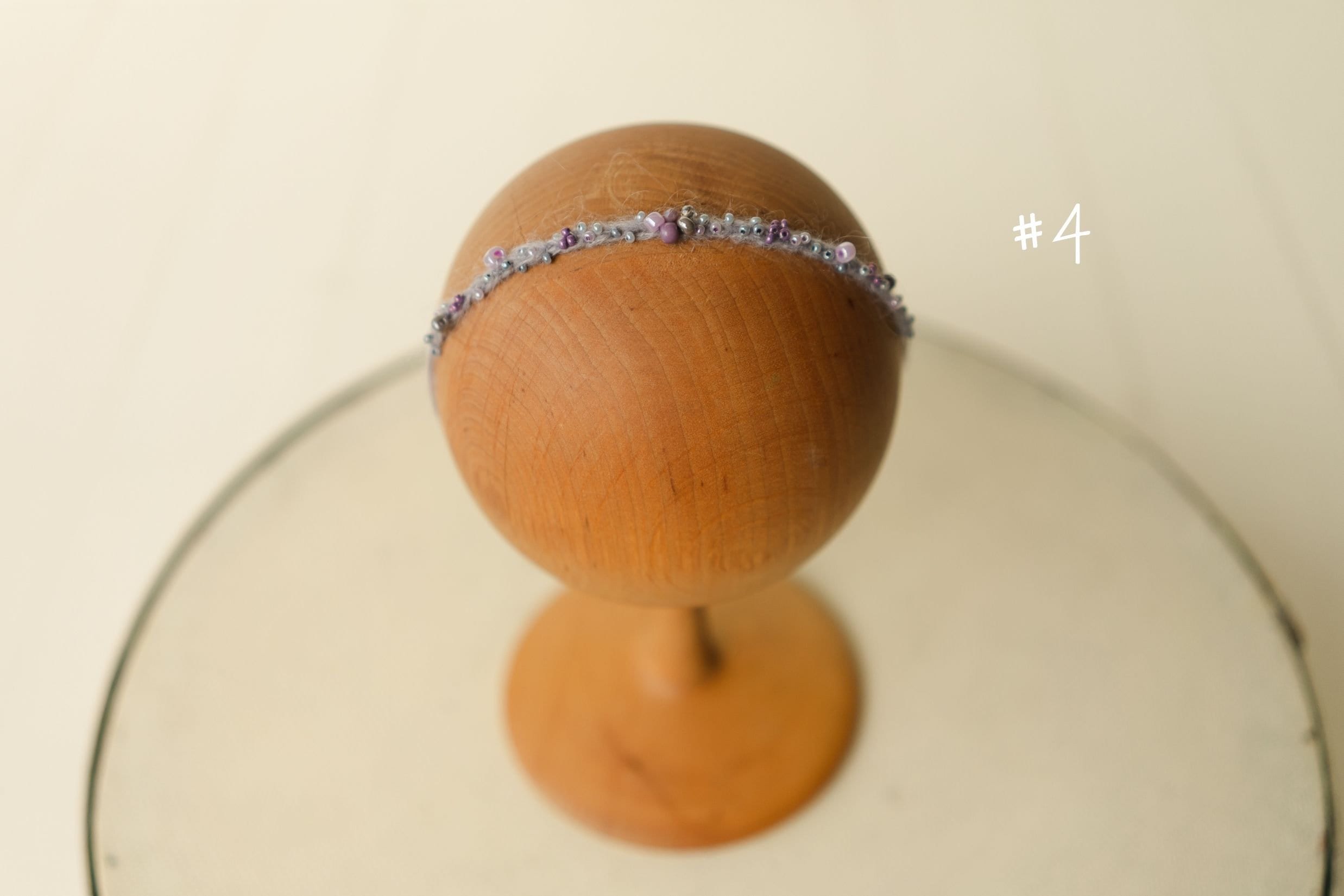 Colorful Newborn Beaded Headband Girl, Newborn Headband for Photography, Newborn Tieback, Newborn Girl Headband, Newborn photography props