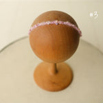 Colorful Newborn Beaded Headband Girl, Newborn Headband for Photography, Newborn Tieback, Newborn Girl Headband, Newborn photography props