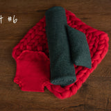 Christmas Newborn Photography Props, Newborn Merino Wool Blanket, Newborn Posing Pillow, Newborn Christmas Outfit, Newborn Fabric Backdrop