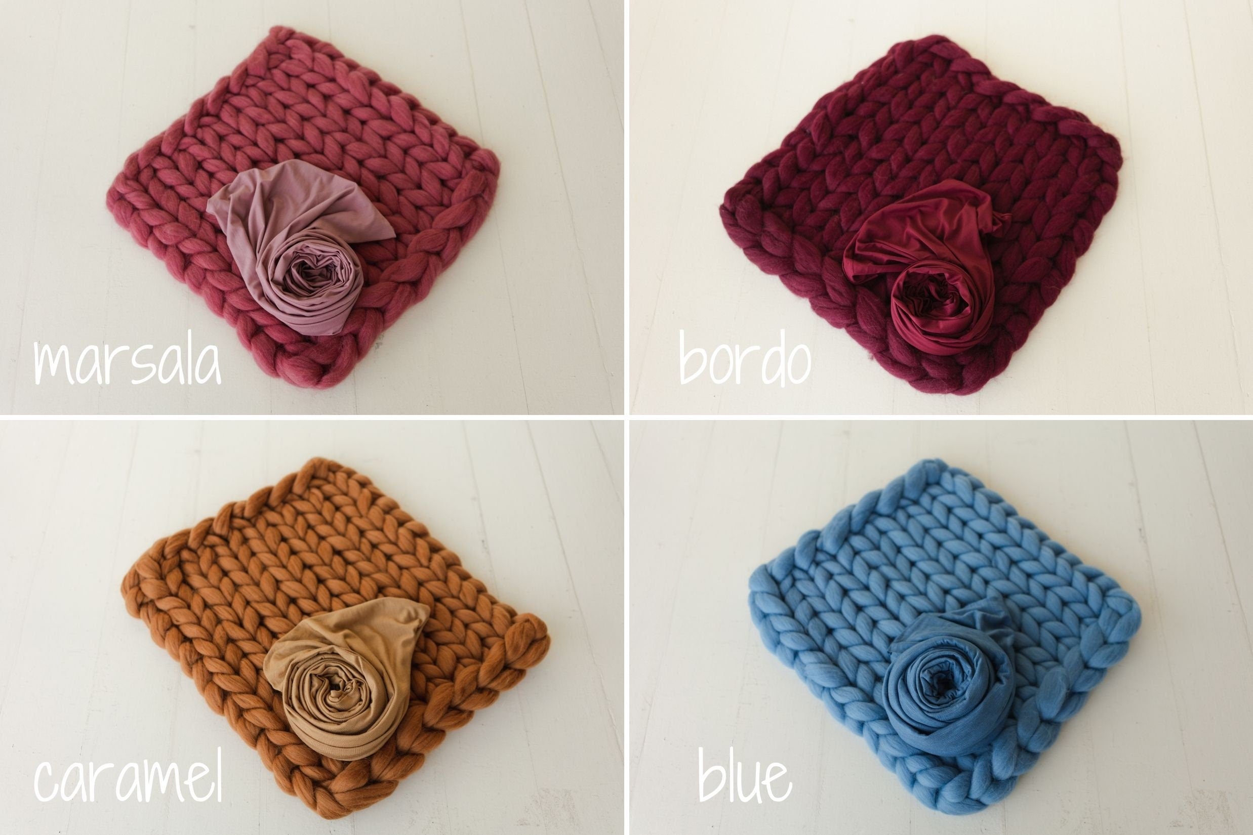 Soft stretchy newborn posing fabric wrap – photo prop for baby sessions