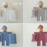 Newborn Fabric Overall, Newborn Coming Home Outfit, Newborn Posing Pillow, Newborn Photography Props Set, Newborn Posing Fabric Backdrop