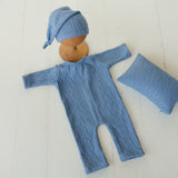 Newborn Fabric Overall, Newborn Coming Home Outfit, Newborn Posing Pillow, Newborn Photography Props Set, Newborn Posing Fabric Backdrop