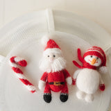 Knitted Newborn Christmas Toy, Newborn Santa Claus Toy, Newborn Snowman Toy, Knitted Newborn Photography Prop,Newborn Knitted Christmas Prop