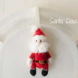 Knitted Newborn Christmas Toy, Newborn Santa Claus Toy, Newborn Snowman Toy, Knitted Newborn Photography Prop,Newborn Knitted Christmas Prop