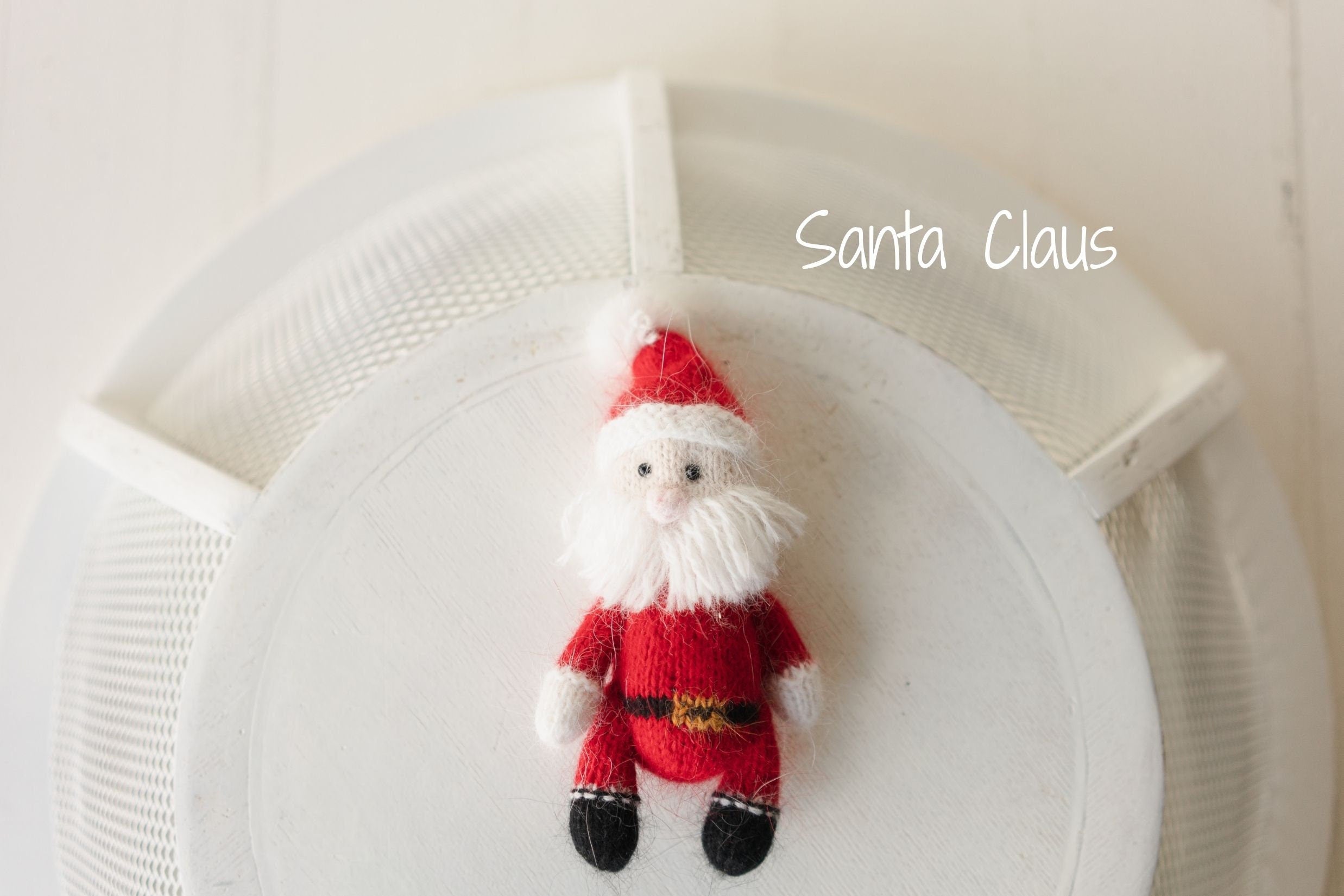 Knitted Newborn Christmas Toy, Newborn Santa Claus Toy, Newborn Snowman Toy, Knitted Newborn Photography Prop,Newborn Knitted Christmas Prop