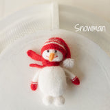 Knitted Newborn Christmas Toy, Newborn Santa Claus Toy, Newborn Snowman Toy, Knitted Newborn Photography Prop,Newborn Knitted Christmas Prop