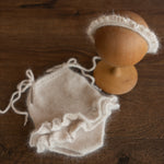 Newborn Girl Knitted Romper and Headband,Newborn Romper Girl,Newborn Girl Outfit,Newborn Photography Props,Newborn Knitted Outfit Baby Girl