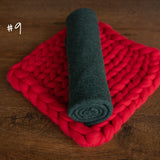 Christmas Newborn Photography Props, Newborn Merino Wool Blanket, Newborn Posing Pillow, Newborn Christmas Outfit, Newborn Fabric Backdrop