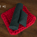 Christmas Newborn Photography Props, Newborn Merino Wool Blanket, Newborn Posing Pillow, Newborn Christmas Outfit, Newborn Fabric Backdrop