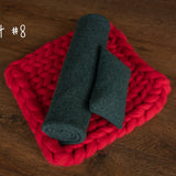 Christmas Newborn Photography Props, Newborn Merino Wool Blanket, Newborn Posing Pillow, Newborn Christmas Outfit, Newborn Fabric Backdrop