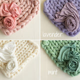 Soft stretchy newborn posing fabric wrap – photo prop for baby sessions