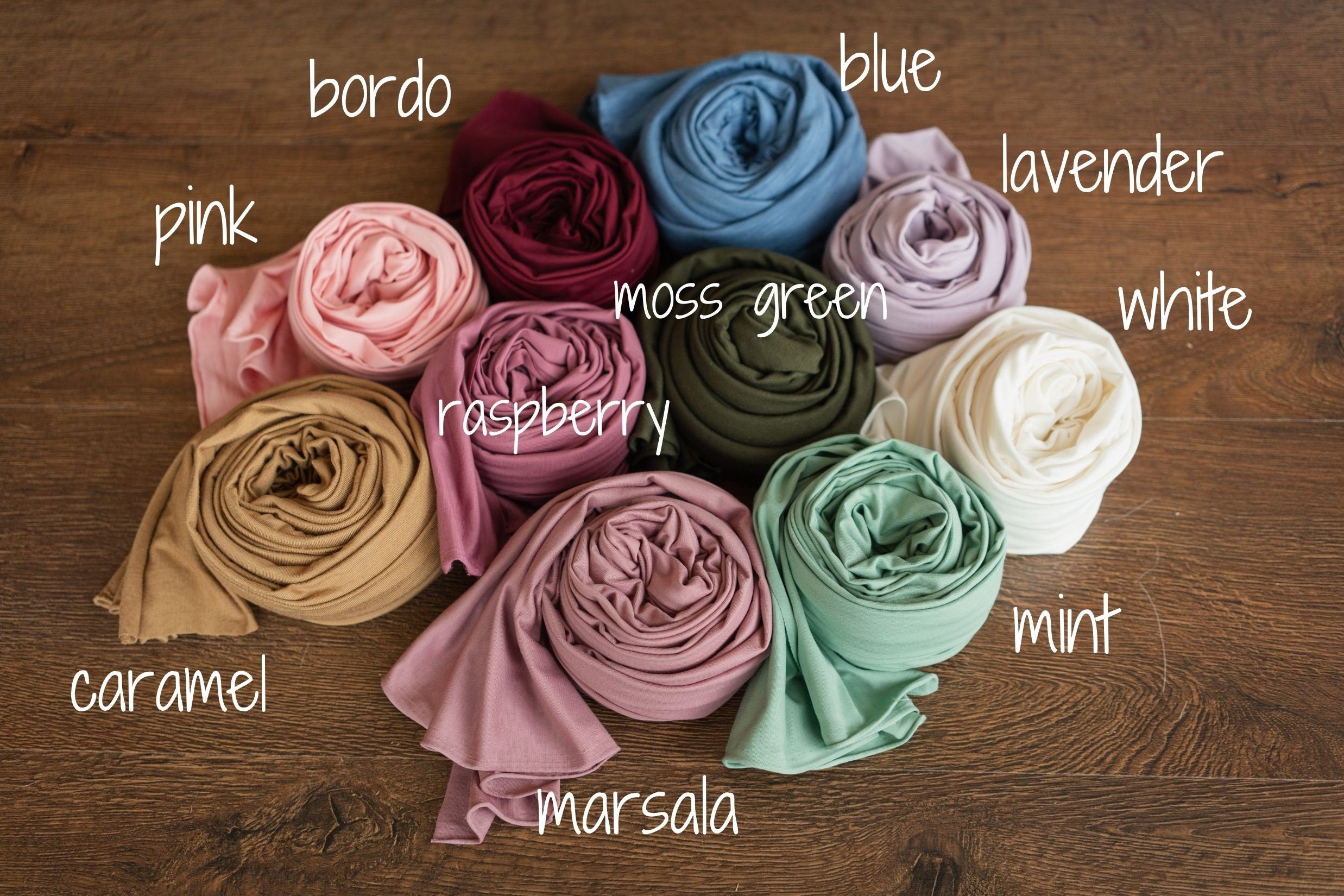 Soft stretchy newborn posing fabric wrap – photo prop for baby sessions