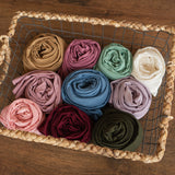 Soft stretchy newborn posing fabric wrap – photo prop for baby sessions