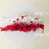 Newborn Christmas Headband Girl, Sitter Headband Girl, Newborn girl headband, Newborn photography props, Girl Newborn Headband Christmas