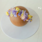 Newborn Flower Crown, Newborn Girl Headband, Newborn Photography Props, Flower Newborn Headband for Girl, Newborn Photography Headband