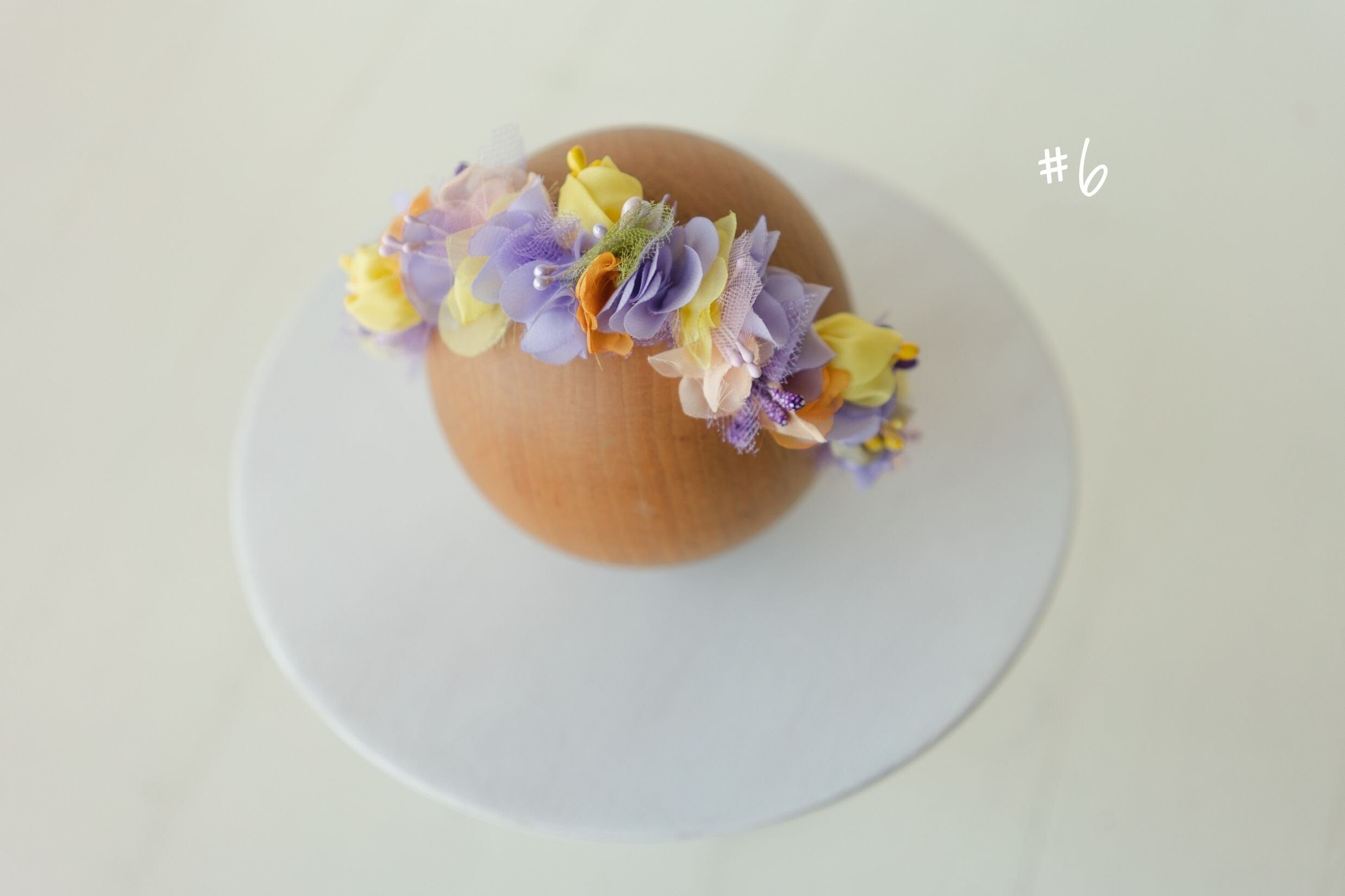 Newborn Flower Crown, Newborn Girl Headband, Newborn Photography Props, Flower Newborn Headband for Girl, Newborn Photography Headband