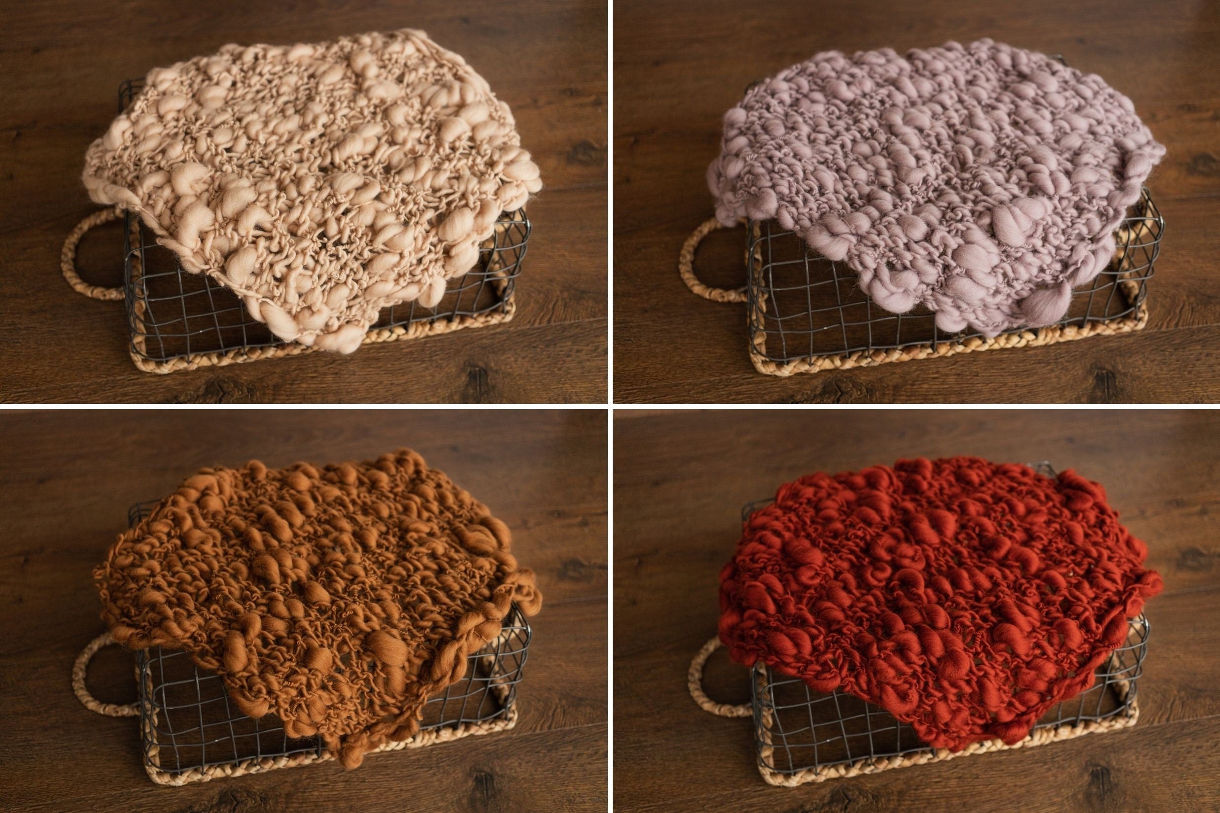 Newborn Merino Wool Chunky Blanket, Newborn Knitted Blanket,Baby Merino Wool Blanket,Newborn Photography Props,Newborn Braided Blanket Wool