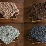 Newborn Merino Wool Chunky Blanket, Newborn Knitted Blanket,Baby Merino Wool Blanket,Newborn Photography Props,Newborn Braided Blanket Wool