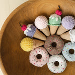 Newborn Doughnut Photo Prop, Newborn Photography Ice-cream Toy, Newborn photography props,Newborn Accessories Photo Prop,Newborn Knitted Toy