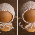 Newborn Knitted Bonnet with Pearl, Newborn Girl Bonnet, Newborn props set, Newborn Photography Props, Newborn girl coming home outfit