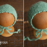 Newborn Knitted Bonnet with Pearl, Newborn Girl Bonnet, Newborn props set, Newborn Photography Props, Newborn girl coming home outfit
