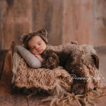 Newborn Bear Outfit, Newborn Teddy Bear Toy, Newborn Christmas Outfit, Knitted Newborn Teddy Bear Outfit Boy, Newborn Photography Props Set