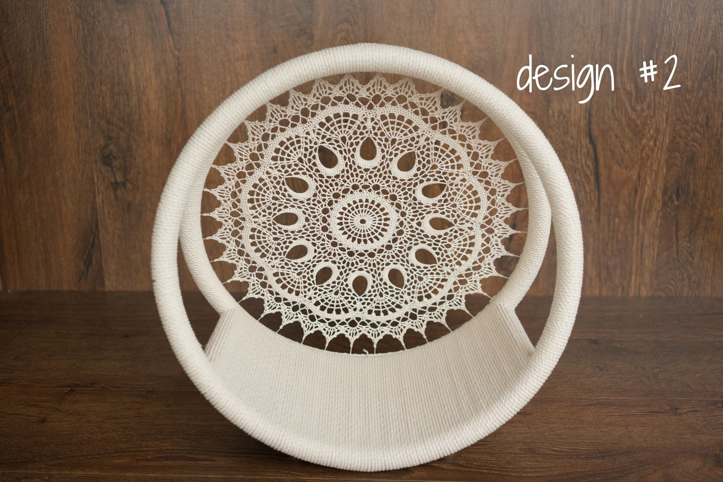 Newborn Dream Catcher Photography Props, Newborn Photography Prop Boho, Newborn Basket Prop, Baby Ring Basket Photo Prop, Macrame Photo Prop