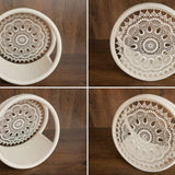 Newborn Dream Catcher Photography Props, Newborn Photography Prop Boho, Newborn Basket Prop, Baby Ring Basket Photo Prop, Macrame Photo Prop