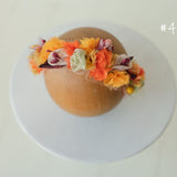 Newborn Flower Crown, Newborn Girl Headband, Newborn Photography Props, Flower Newborn Headband for Girl, Newborn Photography Headband