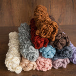 Newborn Merino Wool Chunky Blanket, Newborn Knitted Blanket,Baby Merino Wool Blanket,Newborn Photography Props,Newborn Braided Blanket Wool