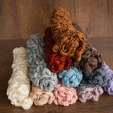 Newborn Merino Wool Chunky Blanket, Newborn Knitted Blanket,Baby Merino Wool Blanket,Newborn Photography Props,Newborn Braided Blanket Wool