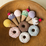 Newborn Doughnut Photo Prop, Newborn Photography Ice-cream Toy, Newborn photography props,Newborn Accessories Photo Prop,Newborn Knitted Toy