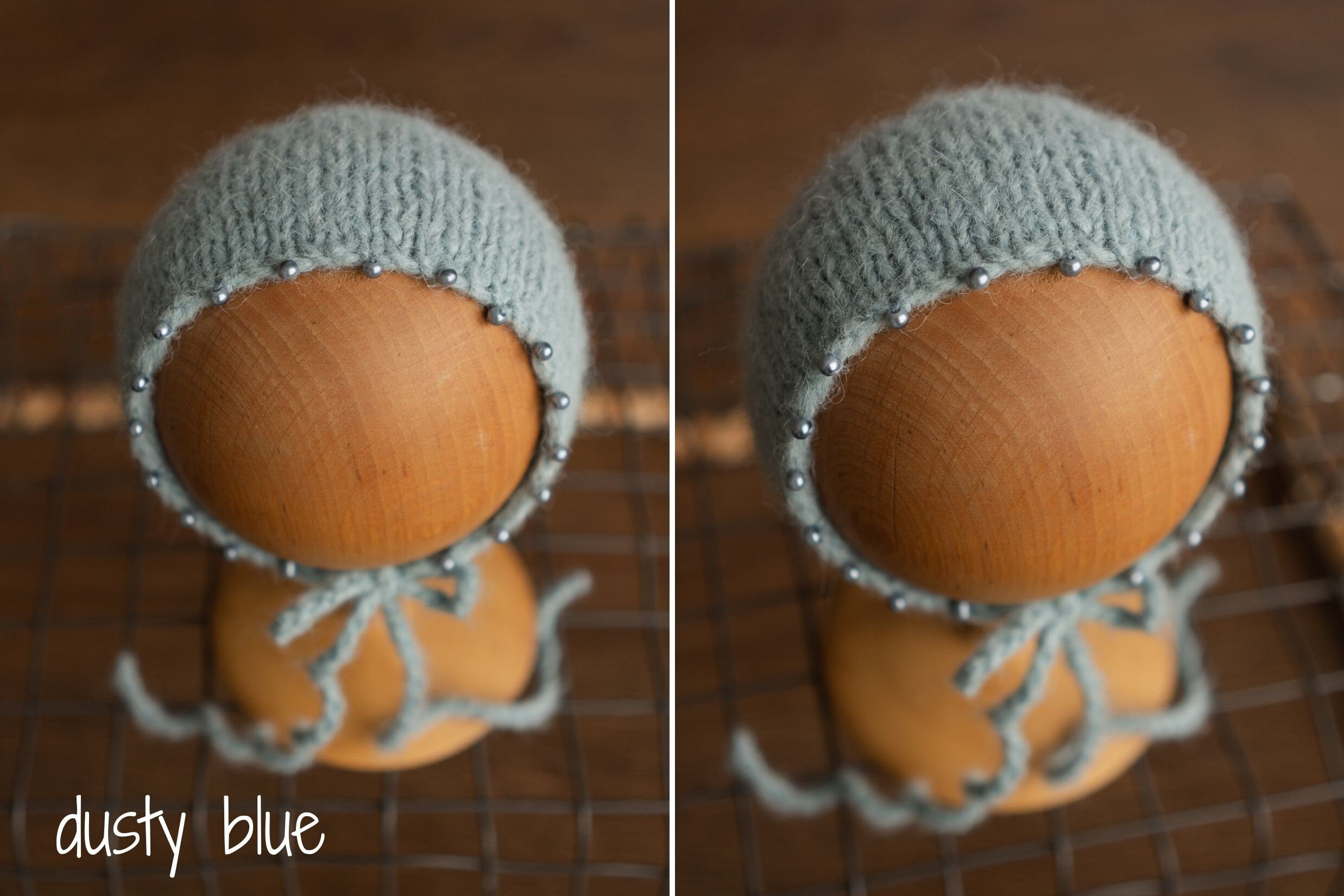 Newborn Knitted Bonnet with Pearl, Newborn Girl Bonnet, Newborn props set, Newborn Photography Props, Newborn girl coming home outfit