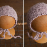 Newborn Knitted Bonnet with Pearl, Newborn Girl Bonnet, Newborn props set, Newborn Photography Props, Newborn girl coming home outfit