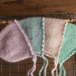 Newborn Knitted Bonnet with Pearl, Newborn Girl Bonnet, Newborn props set, Newborn Photography Props, Newborn girl coming home outfit