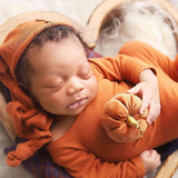 Newborn Velvet Pumpkins Toys, Newborn Pumpkin Decor, Newborn Photography Props Set, Newborn Photo Props, Velvet Pumpkins Fall Decor Autumn