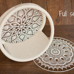 Newborn Dream Catcher Photography Props, Newborn Photography Prop Boho, Newborn Basket Prop, Baby Ring Basket Photo Prop, Macrame Photo Prop